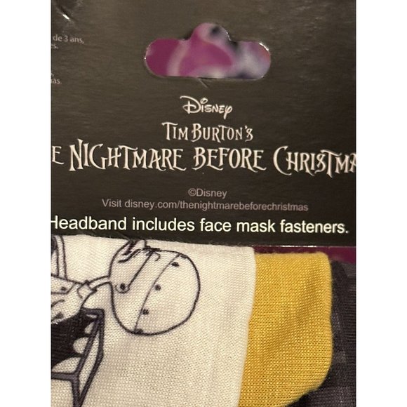 Disney Nightmare Before Christmas Hair Wrap Headband Set Neon Tuesday - Picture 4 of 5